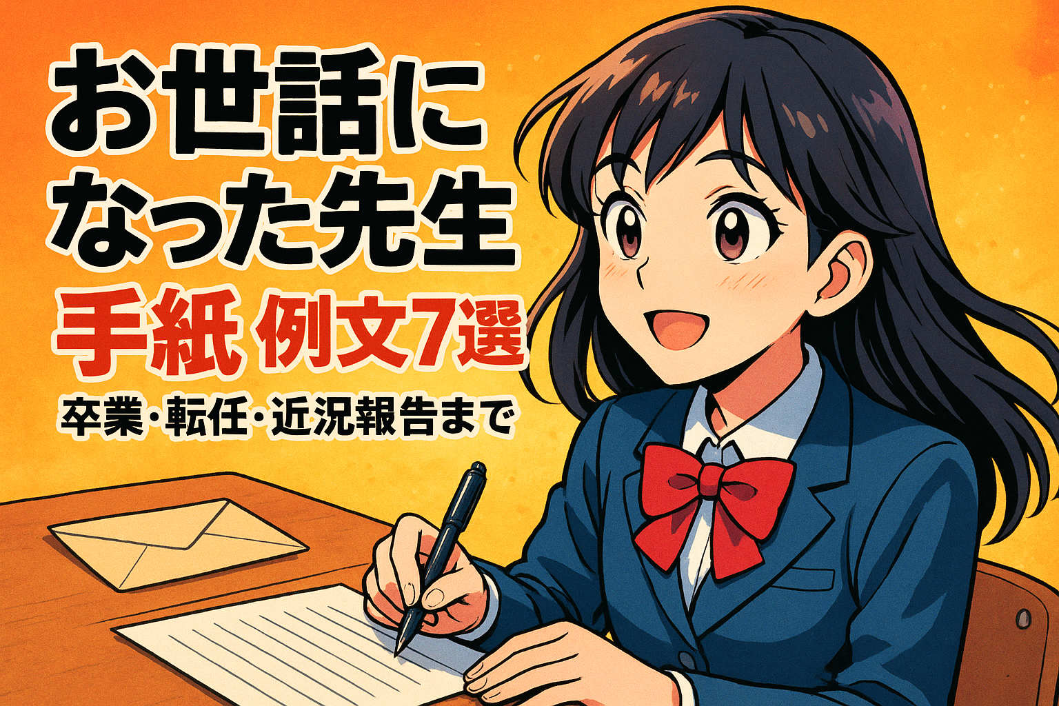 お世話になった先生 手紙 例文7選？卒業・転任・近況報告まで