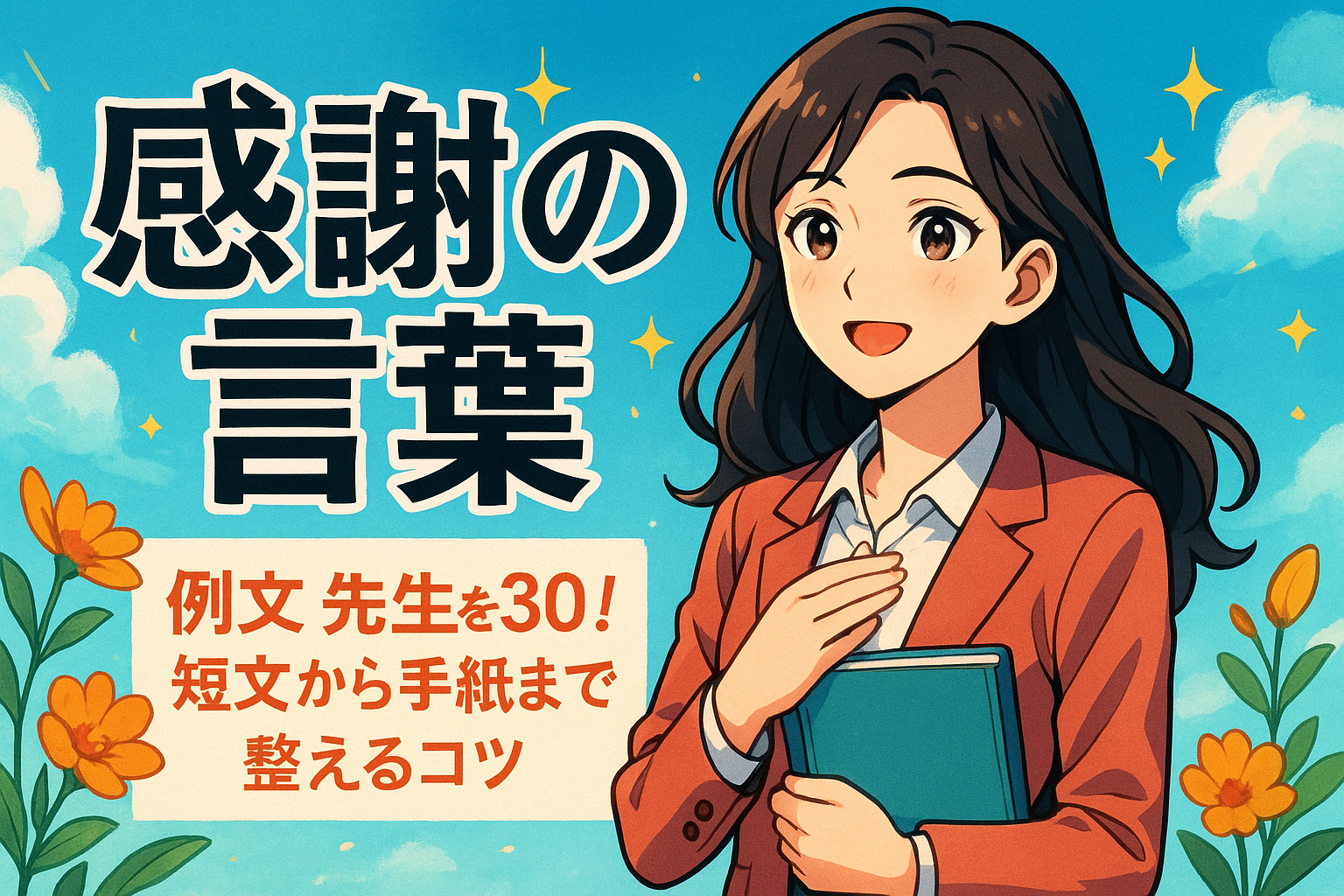感謝の言葉 例文 先生を厳選30！短文から手紙まで整えるコツ