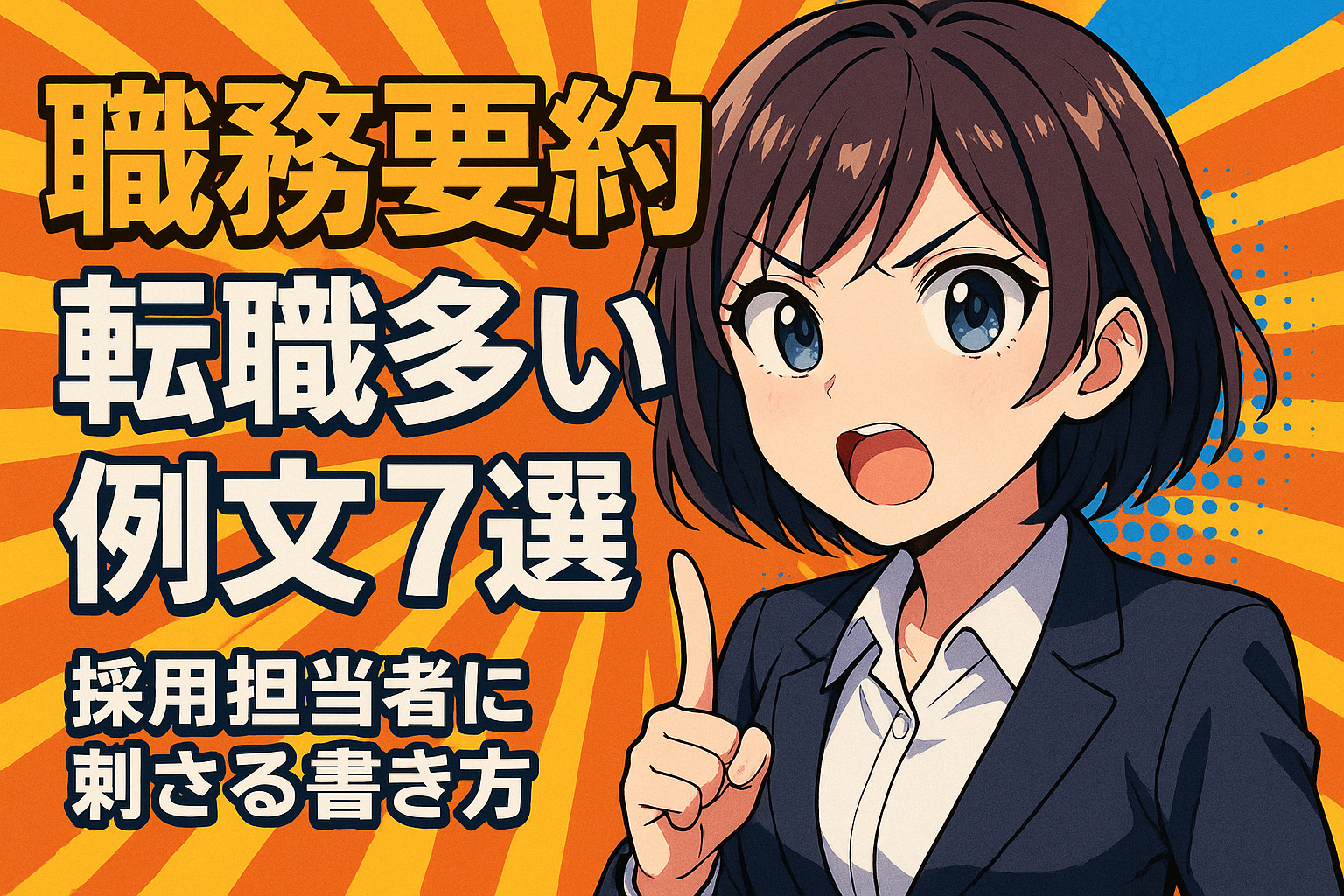 職務要約 転職多い 例文7選？採用担当者に刺さる書き方