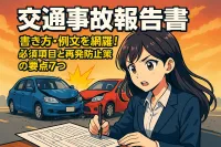 交通事故報告書の書き方の例文！必須項目と再発防止策の要点7つ