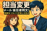 担当者変更の後任者からのメール例文！信頼をつなぐ3文型と注意点