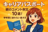 キャリアパスポートの親のコメント例文10選！学年別に迷わない書き方