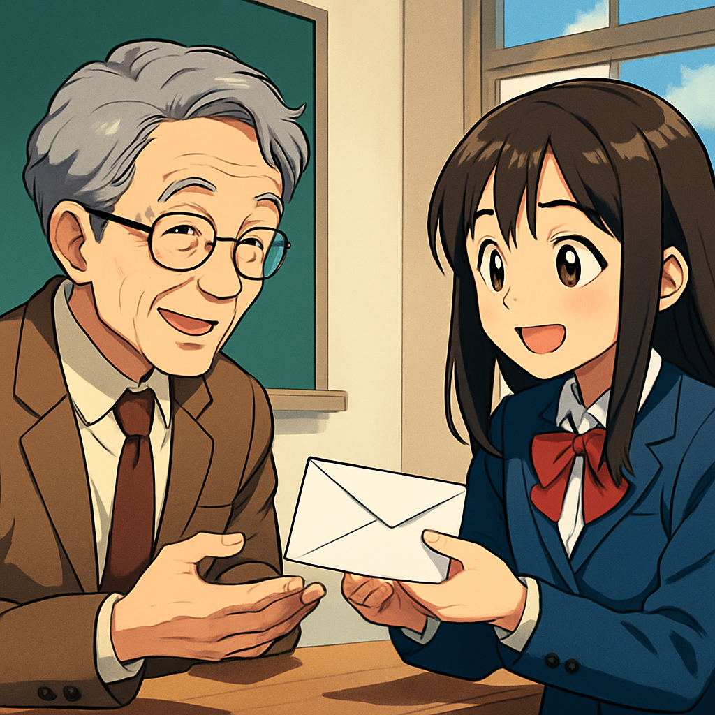 先生への手紙は「型＋エピソード」で十分伝わります