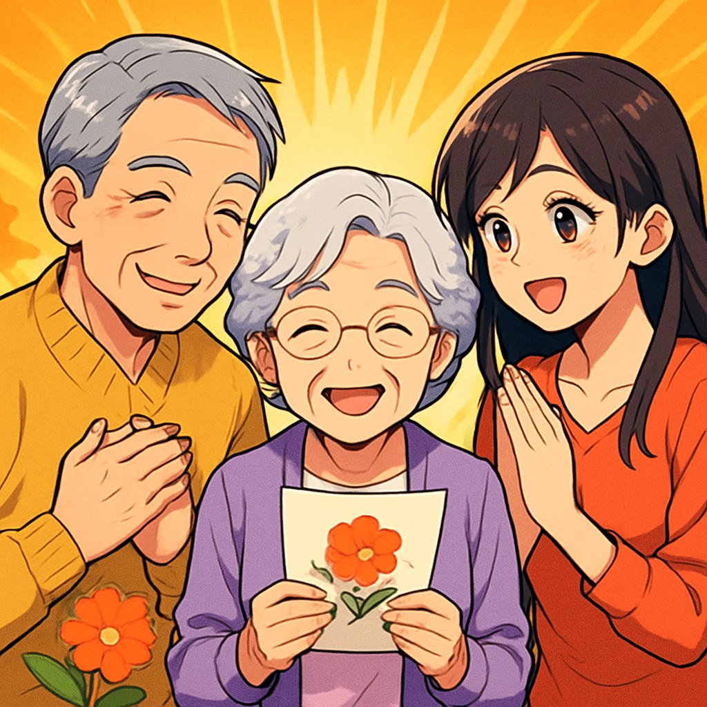 高齢者の方へのメッセージは「感謝＋敬意＋健康配慮」が軸になります