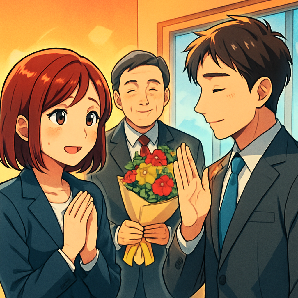 職場のお別れメッセージは「感謝＋今後の祈り」で整います