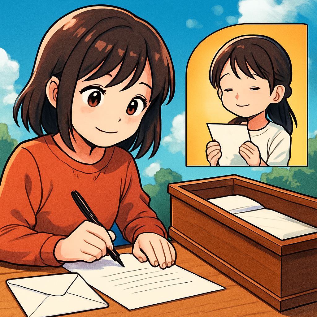 孫の手紙は「呼びかけ＋思い出＋感謝＋送り言葉」で十分です