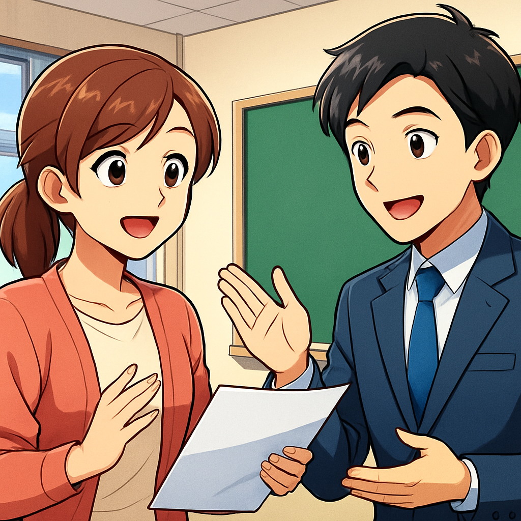 保護者のメッセージは「敬語・具体性・簡潔さ」で整えるのが適切です