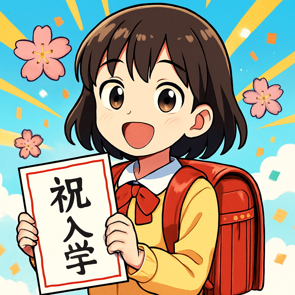 入学祝いメッセージは「祝福＋応援」を短くまとめるのが基本です