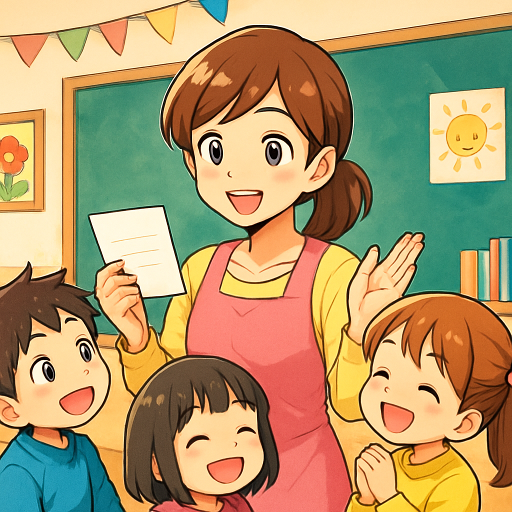 幼稚園の先生への一言は「感謝＋具体」を短くまとめるのが基本です