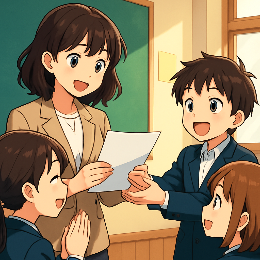 「担任 一年間ありがとう」は型を使うと書きやすくなります